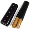 Aficionada Style 2 Cigar Leather Humidor - Fuchsia view 3