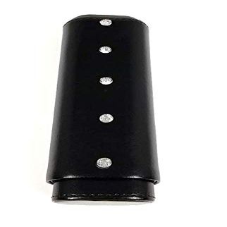 Aficionada Style 2 Cigar Leather Case - Crystal