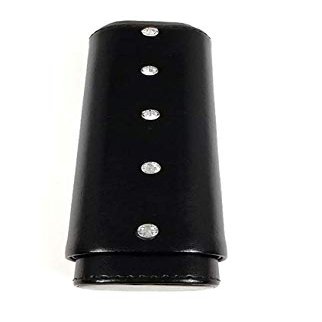 Aficionada Style 2 Cigar Leather Case - Crystal