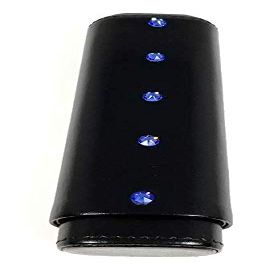 Aficionada Style 2 Cigar Leather Humidor - Sapphire