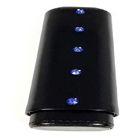 Aficionada Style 2 Cigar Leather Humidor - Sapphire