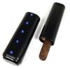 Aficionada Style 2 Cigar Leather Humidor - Sapphire view 2