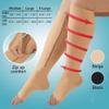 Zippered Compression Socks Support Stockings (Beige) view 4