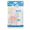Dr. Brown's Infant-to-Toddler Toothbrush Set, 1.4 Ounce, Pink view 1
