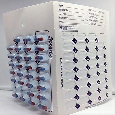 Healthaccessories 31 Day Multi-med Monthly Cold Seal Medication Blister Pack Cards. Great for pharmacies and Caregivers. 36 Cards.