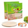 TANISA 2 Packs, 76 Sheets Organic Spring Roll Rice Paper Wrapper for Fresh roll (22cm, Round, 12 oz/pack), NON GMO, GLUTEN FREE, Made In Vietnam, Banh Trang Goi Cuon view 1