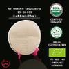 TANISA 2 Packs, 76 Sheets Organic Spring Roll Rice Paper Wrapper for Fresh roll (22cm, Round, 12 oz/pack), NON GMO, GLUTEN FREE, Made In Vietnam, Banh Trang Goi Cuon view 3