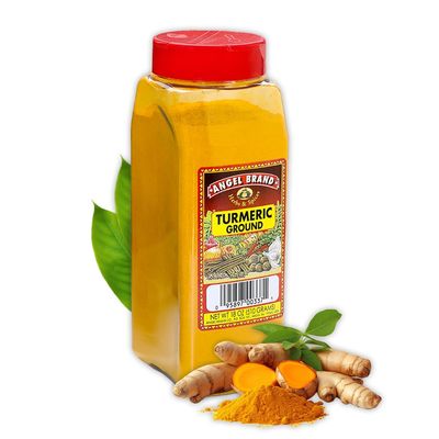 Angel Brand Ground Turmeric Powder  18 oz Bottle, High Curcumin, Premium Quality Spice for Cooking & Health Benefits