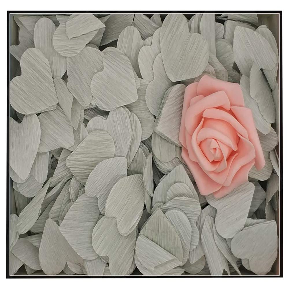 Aimeely 100G Heart Shape Paper Gift Box Stuffering Various Color Present Decorative 25#