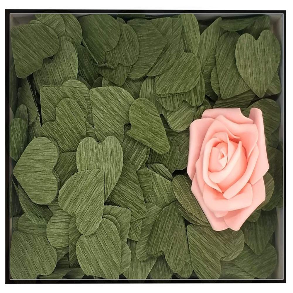 Aimeely 100G Heart Shape Paper Gift Box Stuffering Various Color Present Decorative 10#