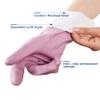 LANON 3 Pairs wahoo Skin-Friendly Cleaning Gloves, Dishwashing Kitchen Gloves with Cotton Flocked Liner, Reusable, Non-Slip, Mauve Mist, Medium view 2
