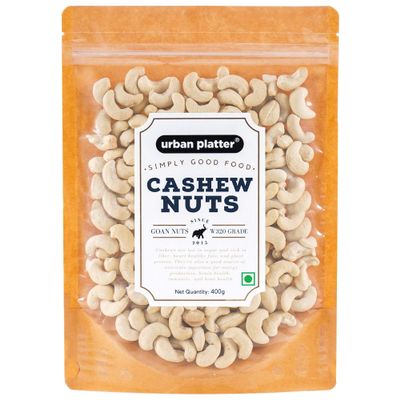 Urban Platter Goan Cashew Nuts (Grade: W320), 400g / 14.11oz [Premium Quality, Healthy & Rich]