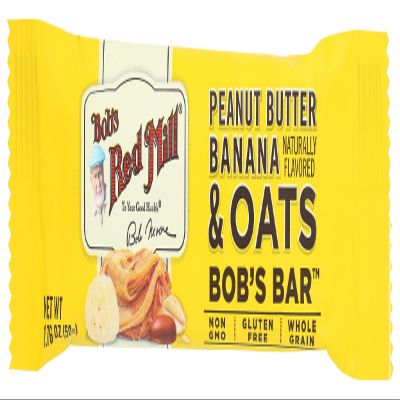 Bobs Red Mill Peanut Butter Banana and Oats Bar, 1.76 Ounce - 12 per case.