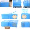 AM PM 31 Day Once-a Day Monthly Pill Planner Organizers - Large Compartment Pill Boxes Store Medications for Entire Month Plus Compartment for Extra Pills (AM/PM Clear & Blue) BPA Free view 2