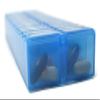 AM PM 31 Day Once-a Day Monthly Pill Planner Organizers - Large Compartment Pill Boxes Store Medications for Entire Month Plus Compartment for Extra Pills (AM/PM Clear & Blue) BPA Free view 3