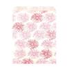 888 Display USA, Inc 200 pcs 8 1/2" x 11" Flower Paper Gift Bags Shopping Sales Tote Bags White with Pink Red Flower Design (8 1/2" x 11") view 1