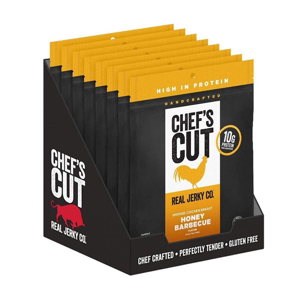 Chefs Cut Honey Barbeque Smoked Chicken Breast Jerky, 2.5 Ounce - 8 per case.