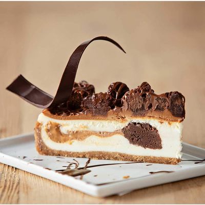 Sweet Street Caramel Brownie Bite Cheesecake, 4.93 Pound -- 28 per case.