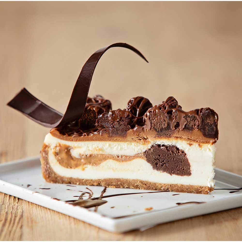 Sweet Street Caramel Brownie Bite Cheesecake, 4.93 Pound -- 28 per case.