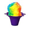 Hypothermias Shaved Ice & Snow Cone Flower Cups, 4 ounce (small), Case of 1000, Mixed Colors Per Case view 1