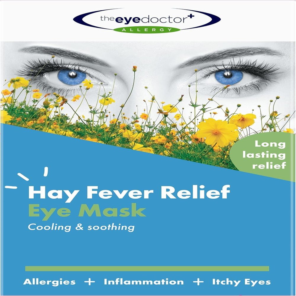 The Eye Doctor Allergy - Cold Eye Compress for Allergy & Hayfever Symptoms, Inflammation, Puffy Eyes, Headaches and Migraines. Reusable Gel Eye Mask for Soothing Relief Cold Therapy