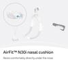 ResMed AirFit N30i Cushion - Nasal CPAP Mask Cushion Replacement - Soft Silicone - Quiet Venting - CPAP Supplies & Accessories - Medium view 2