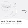 ResMed AirFit N30i Cushion - Nasal CPAP Mask Cushion Replacement - Soft Silicone - Quiet Venting - CPAP Supplies & Accessories - Small/Wide view 2