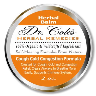 Dr. Coles Organic Cough Cold Congestion Relief Balm  Extra Strength Chest Rub Organic, Self-Healing Formula to Provide Cough, Cold and Congestion Relief, Clears Airways to Help Make Breathing Easier