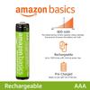 Amazon Basics 24-Pack Rechargeable AAA NiMH Performance Batteries, 800 mAh, 1.2V, Recharge up to 1000x Times, Pre-Charged view 2