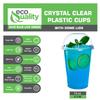 16 oz Cups, 250 Pack | Iced Coffee Go Cups and Dome Lids | Cold Smoothie | Plastic Cups with Dome Lids | Clear Plastic Disposable Pet Cup | Ideal for Coffee, Parfait, Juice, Soda, Cocktail, Party Cups view 4