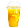 14 oz Cups, 500 Pack | Iced Coffee Go Cups and Dome Lids | Cold Smoothie | Plastic Cups with Dome Lids | Clear Plastic Disposable Pet Cup | Ideal for Coffee, Parfait, Juice, Soda, Cocktail, Party Cups view 3