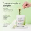 Alaya Organic Super Greens Powder  Superfood Blend with Spirulina, Chlorella, Probiotics, Digestive Enzymes, Adaptogens & Fiber  Vegan, USDA Organic, Non-GMO, 30 Servings, Mixed Berry view 2