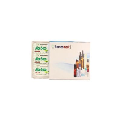 homeomart.com Aloe socotrina Homeopathy Pellets (Pills) in 30C Potency, Pack of 3