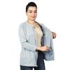 Inspired Comforts Mastectomy Recovery Shirt with Drain Pockets & Drainage Tube Fasteners, Grey 2XL view 1