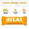 Atlas Real Food Protein Bar  20g Clean Protein, 1g Sugar, No Seed Oils, No Artificial Sweeteners (Peanut Butter Chocolate Chip, 12 Count) view 3