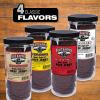 Old Trapper Double Eagle Beef Jerky, Peppered Flavor, 21oz. 80-Piece Jar, Natural Wood Smoked Meat Snacks, 10 Grams of Protein and 80 Calories per Serving (Pack of One) view 4