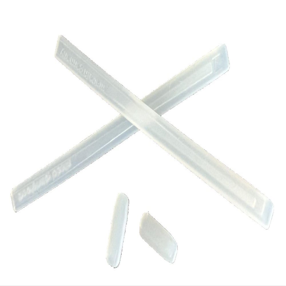 NicelyFit Set of Replacement Temple Tips Ear Socks and Nose Piece Pads for IC! IC Berlin Glass Frames (Milk White)