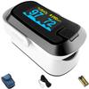 mibest OLED Finger Pulse Oximeter, O2 Meter, Dual Color White/Black view 1