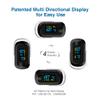 mibest OLED Finger Pulse Oximeter, O2 Meter, Dual Color White/Black view 3