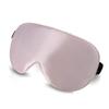 Alaska Bear Natural Silk Sleep Eye Mask Pink, Back Black for Blackout view 2