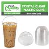 10 oz Cups, 1000 Pack | Iced Coffee Go Cups and Dome Lids | Cold Smoothie | Plastic Cups with Dome Lids | Clear Plastic Disposable Pet Cup | Ideal for Coffee, Parfait, Juice, Soda, Cocktail,Party Cups view 4