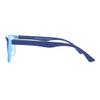 PASTL Clear Lens Reading Glasses Magnified Matted Textured Rectangular Blue +2.5 view 4