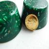 2 Emerald Green Small Tower Buster Crystal Orgone Generator Energy Accumulator 528Hz/7.83Hz/Advance Harmonics Many Beautiful Ingredients and Colors!! (Emerald Green) view 3