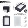 NBEADS 24 PCS Black Gift Boxes with Window Presentation Box with Padding - Birthday Gift Box - Necklace Box Earring Box Ring Box Cardboard Jewelry Boxes 3.54"x2.56"x1.1" view 4