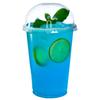EcoQuality 16 oz Clear Plastic PET Cups with Dome Lids 200 Pack  Disposable Go Cups for Iced Coffee, Smoothies, Parfaits, Juice, Soda, Cocktails, and Party Use view 3