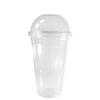 20 oz Cups, 150 Pack | Iced Coffee Go Cups and Dome Lids | Cold Smoothie | Plastic Cups with Dome Lids | Clear Plastic Disposable Pet Cup | Ideal for Coffee, Parfait, Juice, Soda, Cocktail, Party Cups view 2