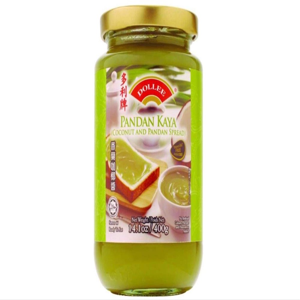Pandan Kaya (Coconut and Pandan Spread) - 400g (Pack of 3)