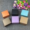 ShineBear 50pcs/lot Kraft Paper Box Packaging Rectangle Gift Paper soap Box Packaging Kraft Gift Cardboard Box - (Color: Blue) view 3