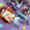 Chuangdi 100 Pack Easter Treat Bags Bunny Candy Cellophane Bag Easter Egg Goodie Cooikes Gift for Party Favor Supplies(Egg Style) view 3