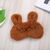 4 Pack Cute Animal Rabbit Sleeping Eye Mask Soft Plush Blindfold Sleep Masks Eye Cover for Kids Girls Women Home Sleeping view 4